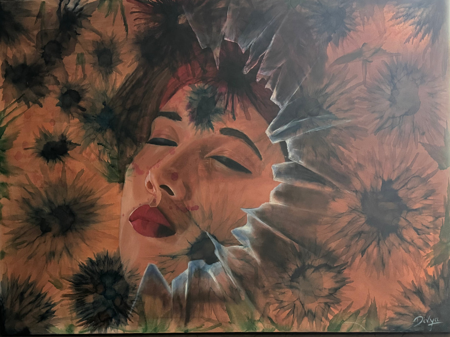 Shattered to bloom